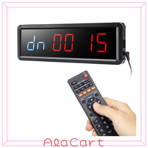 Koolertron スポーツタイマー リモコン付き インターバルタイマー タイムタイマー ストップウォッチ トレーニングタイマー デジタイマ チの通販は 8,489円