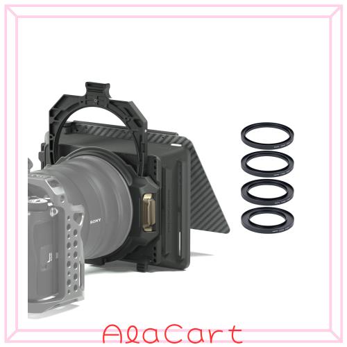TILTA ミニマットボックスミラージュ、95mm円形フィルターフレームと67mm / 72mm / 77mm / 82mmアダプターリング、4 x 5.65 ”フィルター