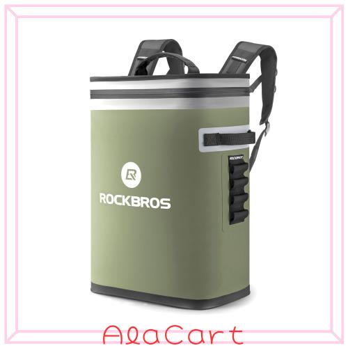 ROCKBROS(ロックブロス)クーラーボックス 保冷バッグ リュック型 ソフトクーラー 高保冷力 大容量 軽量 防水 キャンプ 釣り 花火 バーベ