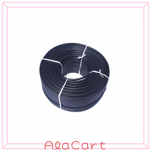 CAT6 支持線付 UTP 屋外用 LAN ケーブル ２重被覆 架空配線 自作用 屋外対応 防水 アウトドア 難燃性 耐候性 高耐久 PoE対応 (50M)
