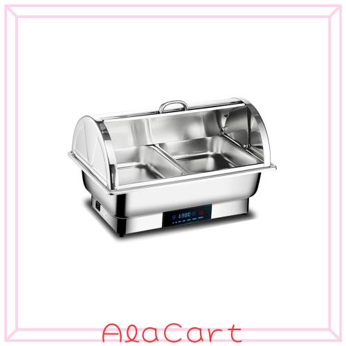 ビュッフェサーバー チェーフィングディッシュ 湯煎式 chafing dish 9L pse認証 食品接触認証ステンレス製 保温調理鍋 food warm 温度調