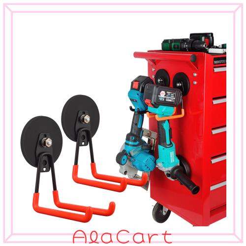 ULIBERMAGNET マグネットフック 高耐久マグネットフック ホース用フック付き大型マンゲット ジグソー 丸のこ ワークショップ整理 ハンマ