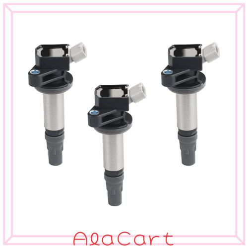 ADPOW イグニッションコイル ダイハツ 車用 4ピン 19500-B2050 19500-B2051 エンジンパーツ 耐久性 修理 互換 3本セットの通販は 6,976円