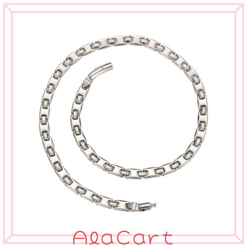 [HyyMe] 34粒 ゲルマニウム ネックレス (純度99.999%) 純チタンネックレス 人気 静電気除去 ネックレス 崇高な 鉱石 ヘマタイトおしゃれ