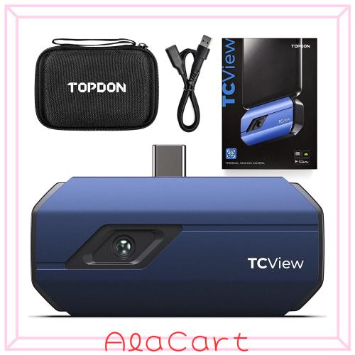 TOPDON TC001 赤外線カメラ Android Type-C用 512x384高解像度 サーモグラフィー