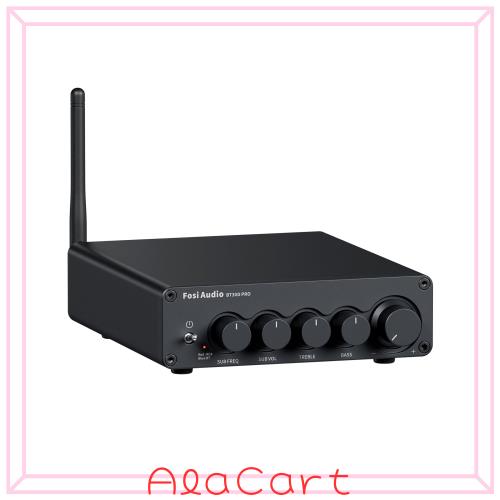 Fosi Audio BT30D PRO Hi-Fi Bluetooth 5.0 パワーアンプ TPA3255 2.1チャンネル ミニクラスD 統合アンプ プリメインアンプ 165Wx2+350W