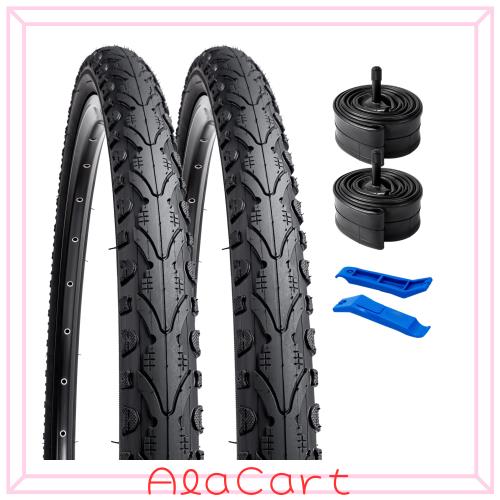 2本セット,24 1.75 タイヤ,24x1.75 47-507 自転車タイヤ + チューブ 肉厚 米式バルブ32mm+タイヤレバー,タイヤ 24x1.75,自転車 タイヤ 24の通販は