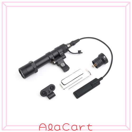 [QIRUIMY] M600B (M640B) タイプ タクティカルライト スカウトライト フリップ可動式マウント搭載「MlokとKeymod ＆ 20mmレール対応 」 ウ 7,557円
