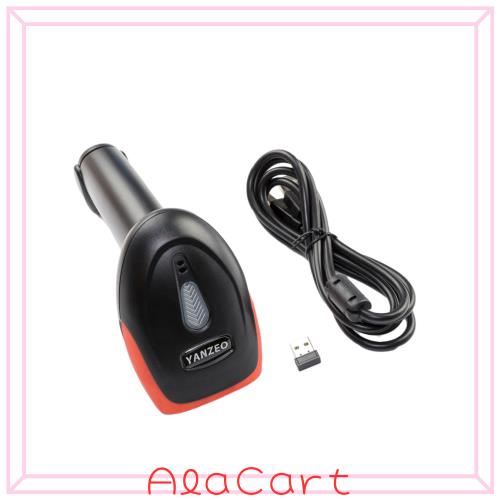 YANZEO 2DバーコードスキャナC2010 接続方式3in1(2.4G無線＆USB有線＆Bluetooth) 手持ちバーコードスキャナー 高速スキャン1D/2D/QR スーパの通販は 5,253円