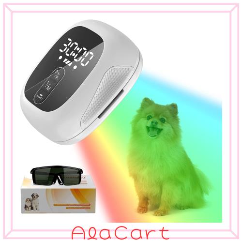 動物用レーザー 赤色ledスーパーライザー 犬 猫 動物用 動物用光線 近赤外線レーザー 赤色光 青色光 赤外線 470nm 520nm 590nm 650nm 940