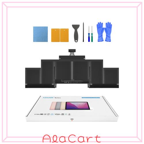 ASMARK Macbook Pro A1398 バッテリー 交換 適用 15インチ (Mid 2015,Mid 2014,Late 2013) A1494/A1618 バッテリー Retina 15-inch