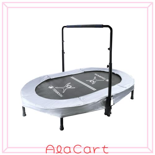 TENBOOM トランポリン 子供大人兼用 大型 二人用 室内 自宅 部屋用 耐荷重150kg スプリング式 折りたたみ トレーニング エクササイズ 遊