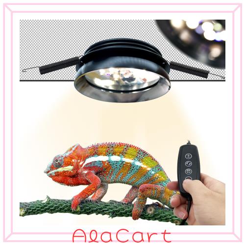 ANJOJOA 爬虫類 紫外線ライト LED UVA UVB 爬虫類 ライト フック