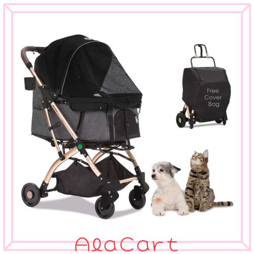 Totoro ball ペットカート 犬 バギー 4輪 犬用カート 小型/中型犬 猫 多頭