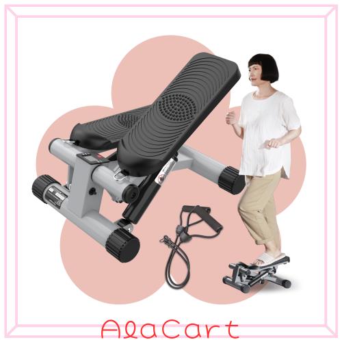 I-uki Sport 健康 ステッパー 静音 自宅での足踏み 負荷調節可能 有酸素運動 全身トレーニングに最適 室内運動不足を解消 健康器具 パワの通販は