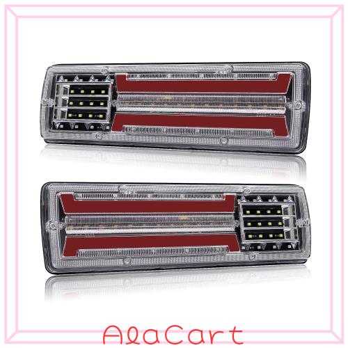 Aoling トラック テールランプ 24V 赤ハイロー ブレーキ スモール 白 リバース 黄 シーケンシャルウインカー スタイル 防水 トレーラーテの通販は 6,976円