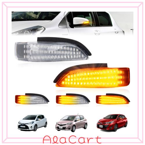 NEIFILES アクア NHP10ドアミラーウイカー ヴィッツ130系シーケンシャルドアミラーウイカー ポルテ140系 アバロン などサイド ミラー ウの通販はその他カー用品・バイク用品