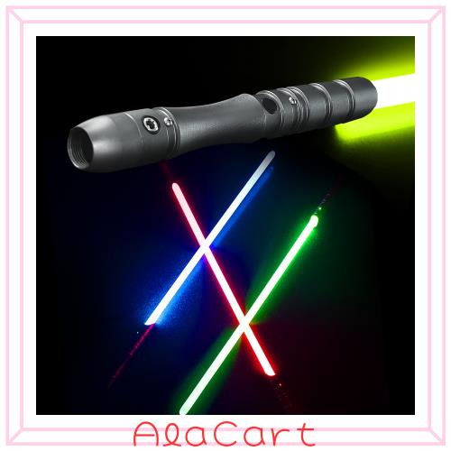 YDDSABER ジェダイ シス アルミニウム柄 16色切り替え LEDライトセイバー バトル対応（グレー柄）の通販は