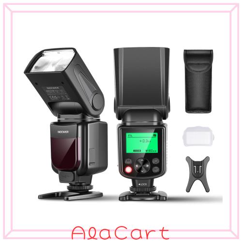 NEEWER NW635II-S TTL カメラフラッシュスピードライト ソフトディフューザー付き A9 II A9 A7R V A7R IV A7 IV A7R III A7S III A7 III