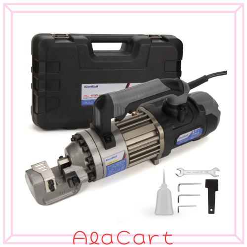 CENTALL 電動鉄筋カッター 1000W、ポータブルメタルカッター、5/8インチ4-16mm #5鉄筋まで切断、切断速度1-1.5S RC16B (ブラック＋グレー