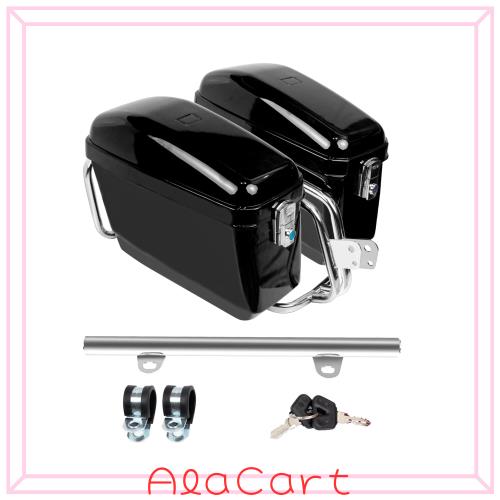 POWER PANDA バイク サイドボックス バイク用 大容量 サイドケース ABS素材 バイク ボックス 着脱簡単 取り付け ステー サイドキャリア 12,383円