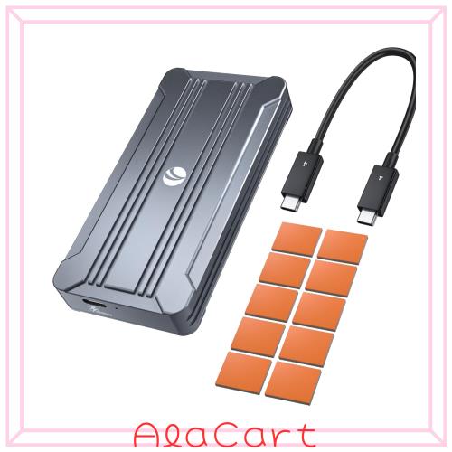 VCOM 40Gbps M.2 SSD 外付けケース USB4.0 NVME専用 M.2 SSDケース Thunderbolt 3/4 USB4/3.2/3.1/3.0/2.0 ポータブル アルミニウム製 高の通販は 7,743円
