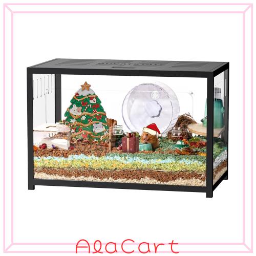 BUCATSTATE ハムスター メタル製 80cm ケージ 飼育ケージ クリアケージ