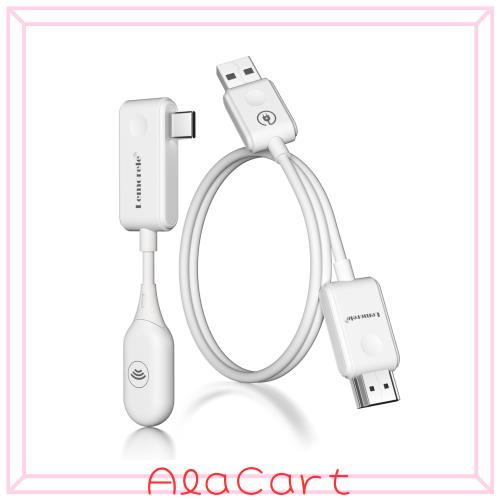 USB-C HDMI ワイヤレス 送受信機 セット Lemorele 小型 30M hdmi 無線化 USB-C 無線HDMIトランスミッター レシーバー 無線ミラーモード の通販は