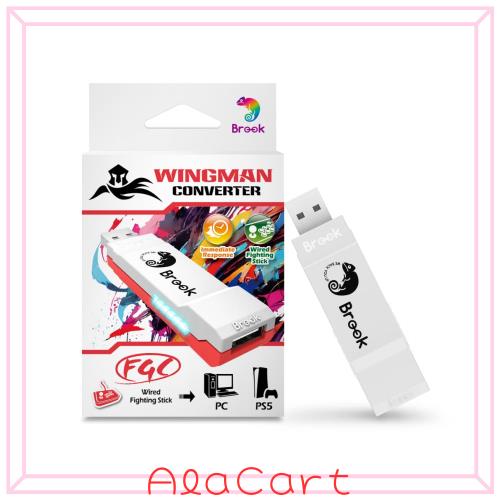 Brook Wingman FGC Fighting Stick Converter ウィングマンFGC ファイティングスティック コンバーター PS5/PS4ゲーム機/PC(X-Input)/Mac