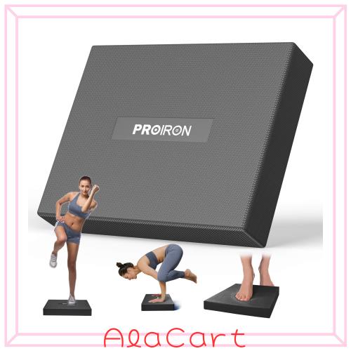 PROIRON バランスパッド PU素材 拡大する balance pad ブラックの通販は 5,389円