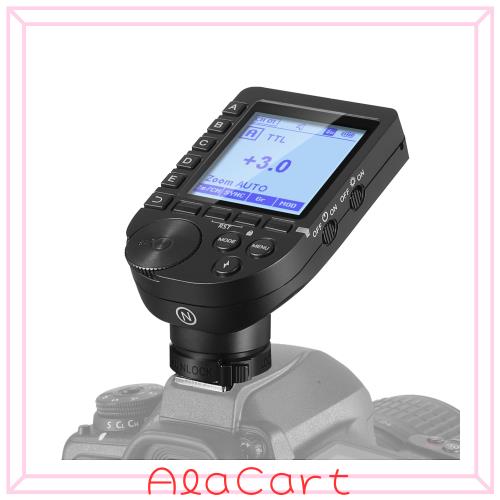 NEEWER アップグレード版 QPRO-N TTL ワイヤレスフラッシュトリガー 1/8000s HSS 大画面斜めデザイン 5グループ 9カスタマイズ機能 Q4 Q3 7,517円