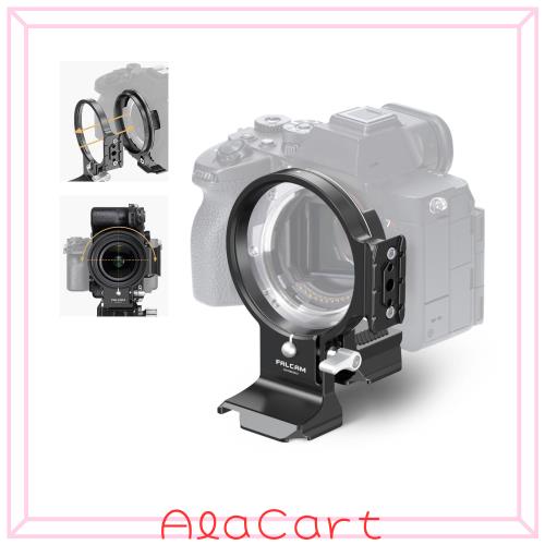ULANZI F38カメラレンズ用三脚座 カメラレンズ用 F38/F22/F50クイックリリース カメラレンズ三脚マウント 回転式水平・垂直 カメラ用ケー