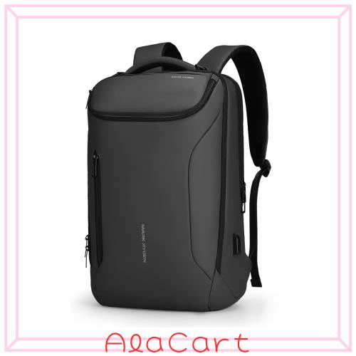 [マークライデン] バックパック 防水ビジネスリュック メンズ用 30L大容量 盗難防止ラップトップバッグ17インチパソコン対応 グレー