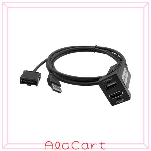 LONNIK アルパイン (ALPINE) NXシリーズ対応 トヨタ車用 ビルトインUSB/HDMI接続ユニット USB入力ポート＆HDMI入力ポート オーディオ中継の通販は 9,256円