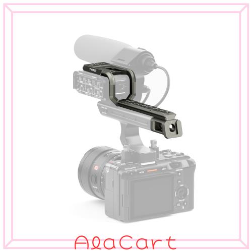 TILTA XLR延長ブラケット Sony FX3用 XLR-H1トップハンドル、コールドシュー、NATO、1/4”-20および3/8”-16ネジ、位置決めポイント付き -