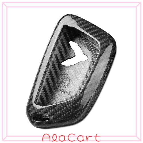 [T-carbon] Corvette用キーケース キーカバー、 リアルグラスファイバーキーフォブケース C8 コルベット 2020 2021 2022 2023 2024 車の