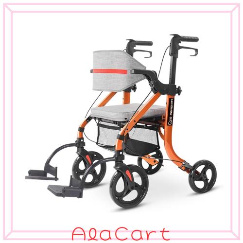 Care-Parents 歩行器 四輪歩行車 シルバーカーアルミ製 折り畳み Care-Parents 歩行器 四輪歩行車 シルバーカーアルミ製 折り畳み