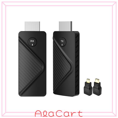 eppfun CS200D ワイヤレスHDMI 無線 送受信機セット1080P HD 30m安定無線転送 5G 低遅延 映像音声同期出力 PC/ノートパソコン、デジカメ