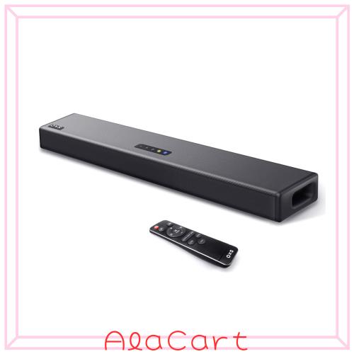 OXS S3サウンドバー、ダイアログエンハンスメント、ダイナミックバス、3Dサラウンドサウンド、AUX/光/同軸との互換性、Bluetooth 5.0付き