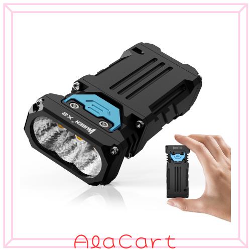 WUBEN(ウーベン) X2 強力 2500ルーメン 充電式懐中電灯 USB-C充電式 小型懐中電灯 6段階調光モード IP68防水 LED電灯 ハイキング/アウト