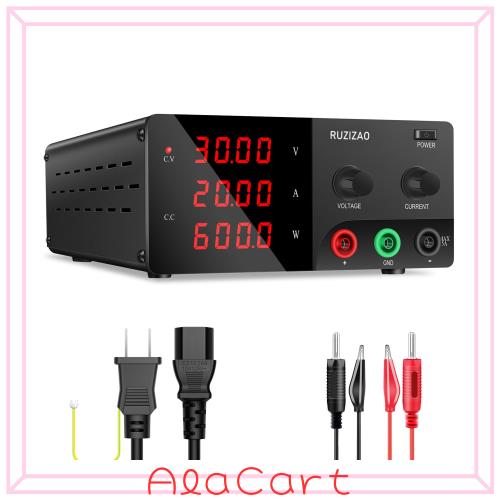 RUZIZAO 直流兼ね合い化ワット数 0~30V 0~20A 600W エンコーダかい繕う