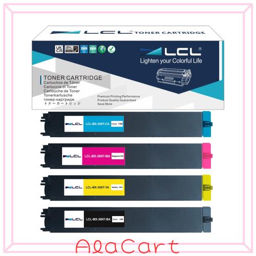 LCL Sharp用 MX-36 MX-36JT 大容量 MX-36JTBA MX-36JT-BA MX-36JTCA MX-36JT-CA MX-36JTMA MX-36JT-MA MX-36JTYA MX-36JT-YA (4色セット)