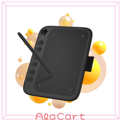 UGEE ペンタブ Q6 ペンタブレット 6.3×3.5インチ スマホ対応 板タブ お絵描き ショートカットキー6個 16384レベル筆圧 60°傾き検知 比