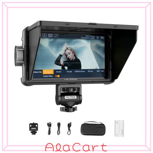 VILTROX 5.5インチ 1200nits カメラ フィールドモニター タッチスクリーン 4Kp30 HDMI カメラ モニター 3D LUT サポート 10bit HDR ビデ