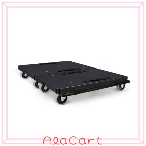 Uholan連結平台車【2台組セット】41×28cm カート キャリー 耐荷重200kg 軽量1.25kg 台車縦横連結可能 スタッキング運搬台車 家庭用 ？