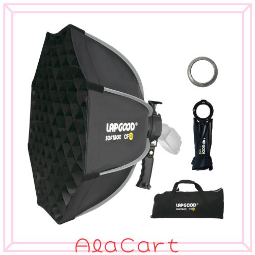 ソフトボックス八角形60 cm、S型スタンド付きハンドヘルド折りたたみソフトボックス、ハニカムメッシュ、Bowensスタンド対応V850II V850I 6,989円
