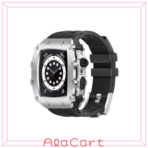 AHNHSKY Apple Watch ケース 45mm | 44mm バンド カバー 耐衝撃 傷防止 スポーツバンド アップルウォッチ バンド iWatch Series 9/8/7/SE