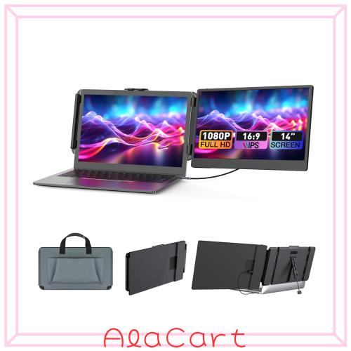 Kwumsy S1 ポータブルモニター 14インチ 1080P FHD IPS HDMI USB-C対応 12,954円