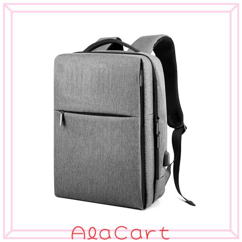 [YESLAU] リュック ビジネスリュック メンズ 大容量 防水 バックパック リュックサック PCリュック 通学 通勤 高校生 A4 USB充電ポート 1