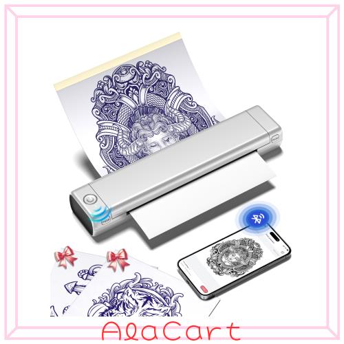 Pmo M08Fタトゥープリンター 用紙10枚付属 タトゥーマシン サーマルタトゥープリンター tattoo machine 刺青コピー機 モバイルプリン